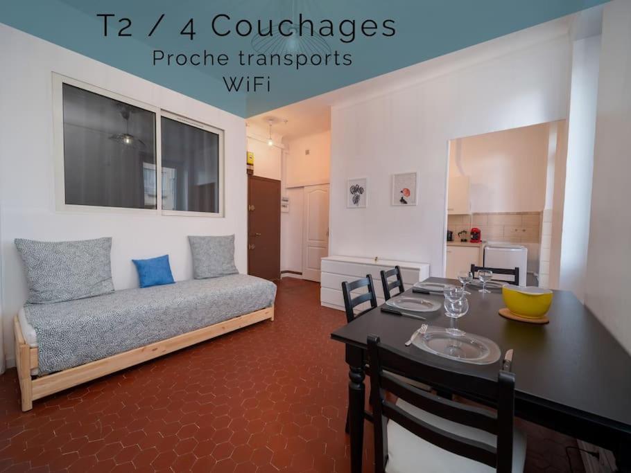 Appartement Tout Equipe 4 Couchages Belle De Mai Marseilles Exterior foto